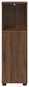 vidaXL Ντουλάπι Μπάνιου Καφέ δρυς 30 x 35 x 95 εκ Επεξεργασμένο ξύλο