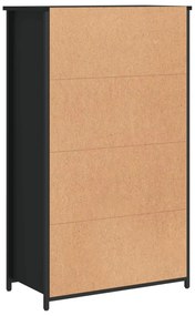 vidaXL Ντουλάπι Μαύρο 62 x 32 x 103,5 εκ. από Επεξεργασμένο Ξύλο