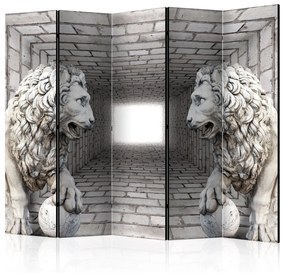 Διαχωριστικό με 5 τμήματα - Stone Lions II [Room Dividers] 225x172