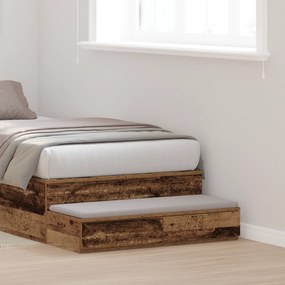 vidaXL Συρτάρια Κρεβατιού Παλιό Ξύλο 75x36,5x16,5 εκ Φτιαγμένο από Ξύλο