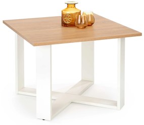 CROSS, c.table, golden oak / white DIOMMI V-PL-CROSS-LAW-DĄB ZŁOTY/BIAŁY DIOMMI-60-22176