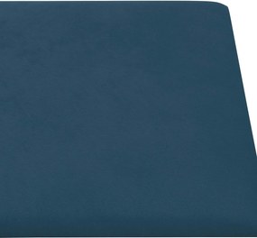 vidaXL Κεφαλάρι Τοίχου 12 pcs Μπλε Βελούδο