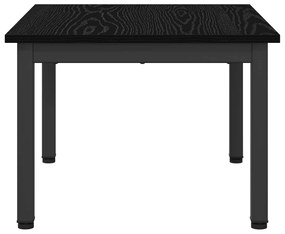 vidaXL Τραπεζάκι σαλονιού Μαύρη Οξυά 60 x 50 x 36 εκ