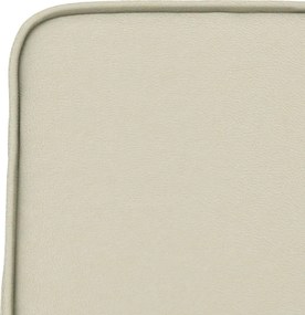 vidaXL Πολυθρόνα Κρεμ 54 x 75 x 76 εκ. από Συνθετικό Δέρμα