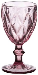 Ποτήρι Νερού Κολωνάτο Kare 52.702.53 320ml Purple Cryspo Trio Glass