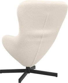 vidaXL Κάθισμα-αυγό Κρεμ 63 x 73 x 90 εκ ύφασμα