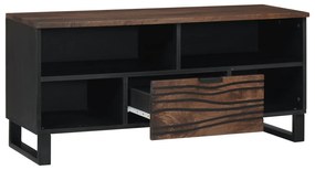 vidaXL Ντουλάπι Τηλεόρασης - 100 x 33.5 x 46 εκ, φτιαγμένο από μασίφ ξύλο μάνγκο.