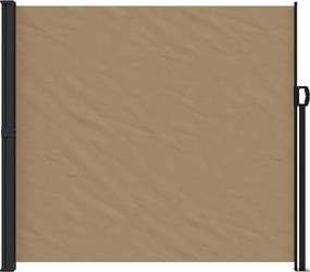 vidaXL Σκίαστρο Πλαϊνό Συρόμενο Taupe 180 x 600 εκ.