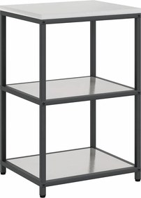 vidaXL Σετ Αποθήκευσης Κουζίνας HATTEM 2 pcs Ασημί Ανοξείδωτο Ατσάλι