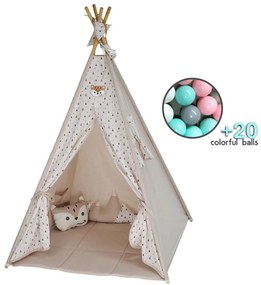 Παιδική Σκηνή Με Στρωματάκι + 20 Μπάλες Bebe Stars Fox 302-182