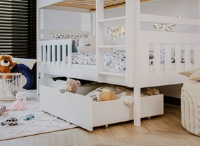 MONIKA 90x200 white bunk bed Lano Furniture
