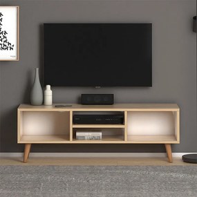 Έπιπλο τηλεόρασης Loren Megapap χρώμα oak 120x30x40εκ.