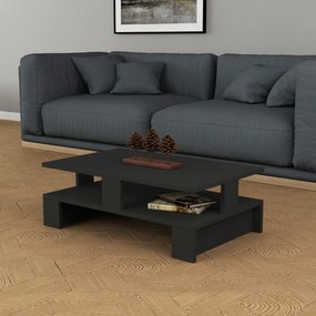 Τραπεζάκι Σαλονιού Ανθρακί FRICAR 80x50x27.5