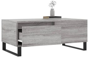 vidaXL Τραπεζάκι Σαλονιού Γκρι Sonoma 90x50x36,5εκ. Επεξεργασμένο Ξύλο