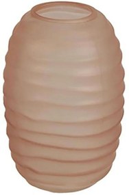 Βάζο Γυάλινο Ριγέ 013.783963 10,5x15,5cm Apple Glass