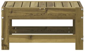 vidaXL Υποπόδιο Κήπου 62 x 30 x 32 εκ. από Εμποτισμένο Ξύλο Πεύκου