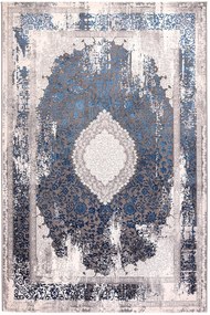 Χαλί Storyteller 34336 953 Beige-Blue Βιοκαρπέτ 80X220cm