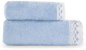 Πετσέτα Crochet Σετ 2τμχ 1146-Blue Nef-Nef Σετ Πετσέτες 50x90cm 100% Βαμβάκι