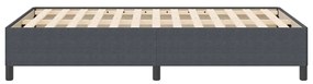 vidaXL Σκελετός Κρεβατιού Σκούρο γκρι 120 x 190 cm Βελούδο