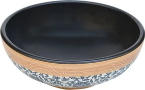 vidaXL Νιπτήρας Πολύχρωμος Φ41x14 εκ. Κεραμικός