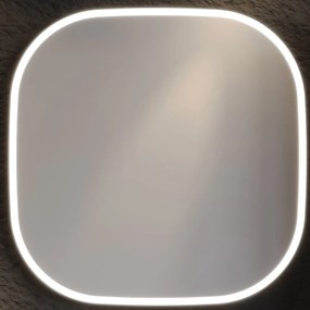 Καθρέφτης Led Enza 3MENZ080WHM 80cm White Mdf,Γυαλί