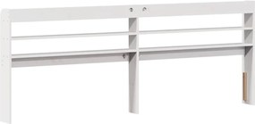 vidaXL Σκελετός Κρεβ. Χωρίς Στρώμα Λευκό 180x200 εκ Μασίφ Πεύκο