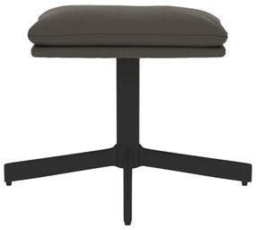 vidaXL Υποπόδιο Σκούρο Γκρι 60x60x36 εκ. Βελούδινο