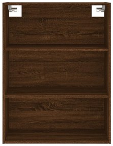 vidaXL Ντουλάπι Καφέ Δρυς 69,5 x 34 x 180 εκ. από Επεξεργασμένο Ξύλο
