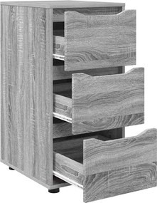 vidaXL Ντουλάπι αποθήκευσης Γκρίζο Σονομα 40 x 48 x 81 εκ