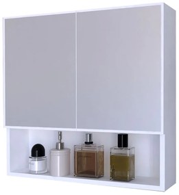 Intrahome Ντουλάπι μπάνιου με καθρέπτη OLYMPUSELLA Intrahome λευκό 70x17x70εκ | SKU: INTRAPA-231111399