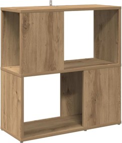 vidaXL Βιβλιοθήκη Αρτισιανή Δρυς 60 x 24 x 63 εκ. Επεξεργ. Ξύλο