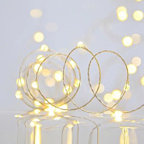 Διακοσμητική Γιρλάντα Με 200 Mini LED Φωτάκια Eurolamp 600-07381