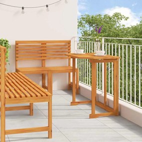 vidaXL Σετ Μπιστρό Κήπου 5 pcs Καφέ Μασίφ ξύλο ακακίας