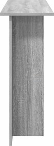 vidaXL Τραπέζι κονσόλας Γκρι Sonoma 100 x 30 x 75 εκ
