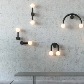 Απλίκα Τοίχου Rigoberta Wall Direct Curved Λευκό