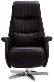 Delta Recliner Black Leather