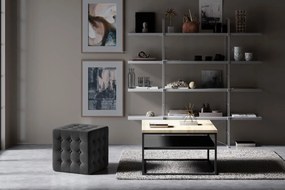 Πουφ Wisdom-Gkri Skouro - 45.00Χ45.00Χ40.00cm