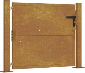 vidaXL Πόρτα Κήπου από Ατσάλι Corten 100x75 εκ.