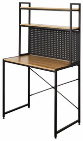 Γραφείο με ράφια Max Home Χάλυβας μελαμίνη τσιπ - ματ 84 x 148 x 50 cm