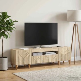vidaXL Ντουλάπα LED Τηλεόρασης Sonoma Δρυς Επεξεργασμένο Ξύλο