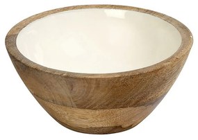 Διακοσμητικό Μπωλ (Φ14x6.5) Espiel Μάνγκο Λευκό AKB101