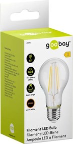 GOOBAY LED λάμπα bulb 65396, E27, Filament, 7W, 2700K, 806lm