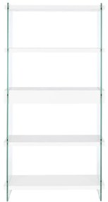 Ράφια DKD Home Decor Λευκό Διαφανές Κρυστάλλινο Ξύλο MDF 90 x 35 x 180 cm (1)