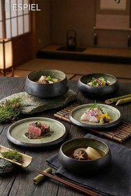 PEBBLE ΠΙΑΤΟ ΣΤΡΟΓΓΥΛΟ ΚΑΦΕ-ΠΡΑΣΙΝΟ 29Χ29Χ5ΕΚ