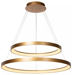 Φωτιστικό Κρεμαστό Lucide 46403-92-02 VIDAL Χρυσό Χρώμα (Gold Coloured)|Λευκό (White) 2700 K