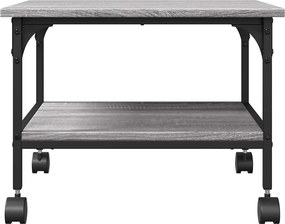 vidaXL Βάση Εκτυπωτή 2 Επιπέδων Γκρι Sonoma 50x40x38 εκ Επεξ. Ξύλο