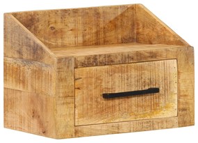 vidaXL Κομοδίνο 40x30x30 εκ. Μασίφ Ξύλο Ρουστίκ Μάνγκο