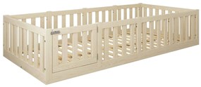 Κρεβάτι  Montessori Kids με Πορτούλα Natural  90x200cm  BC50047N  BabyCute