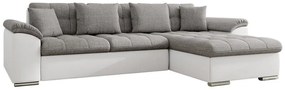Γωνιακός καναπές - κρεβάτι Liani με αποθηκευτικό χώρο, 280x160x76cm, Γκρι ανοιχτό και Γκρι σκούρο - Δεξιά Γωνία - PL7481