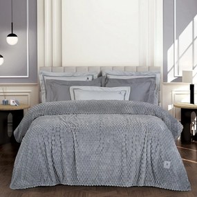 Κουβέρτα 3476 Fleece Grey Greenwich Polo Club Μονό 160x200cm Πολυέστερ